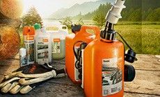 Kombikanister 3l Benzin & 1,5l Öl Reservekanister Benzinkanister