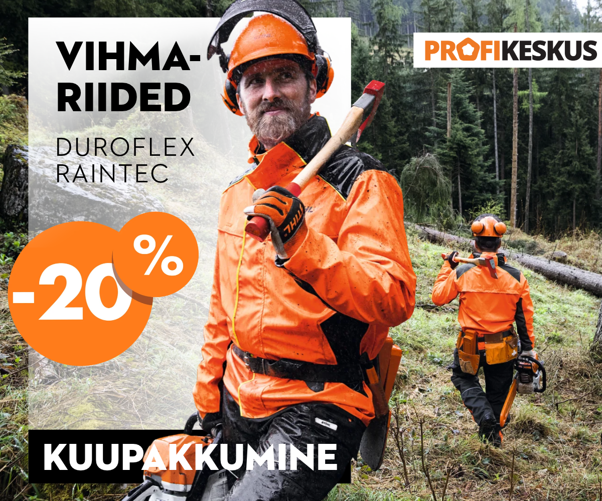 Kuupakkumine: vihmariided -20%